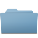Open Folder Blue icon